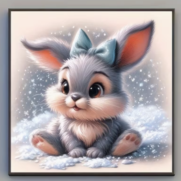 Diamond Painting Hasen Baby
